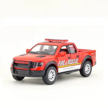 Vysoká Simulácia Nádherné Diecasts&Hračky: KiNSMART Auto Styling Ford F150 Raptor Polícia CCar 1:46 Zliatiny Diecast SUV Modelu