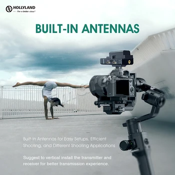 Hollyland Mars 300 Pro 1080p Prenosovej Sústavy 5G Video & Audio Prenos Vstavané Antény 300ft Prenos Rozsah