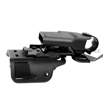 Taktické Drop Flex Adaptér s Nohou Plášť Montáž QLS 19 a QLS 22 Polymér pre Nohu Gun Puzdro