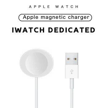 Magnetické Malá Nabíjačka Kompatibilný pre Apple Hodinky 1 2 3 4 5 6 Smart Indukčné Sledovať Nabíjanie USB Prenosné Oválne Smart Príslušenstvo