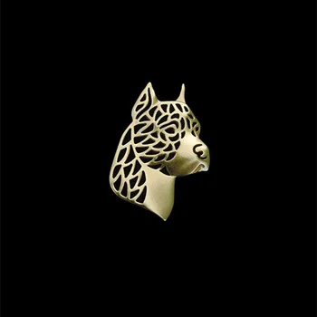 Ručne vyrábané osobné roztomilý Americký Stanffordshire Teriér, pes brooche módne šperky darček