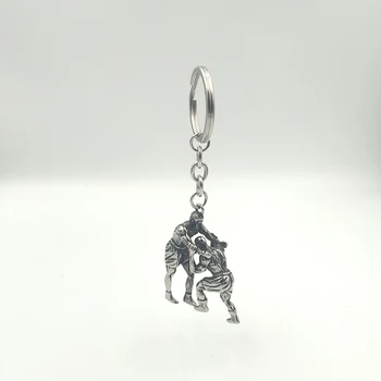 2020 nové nerezové keychain prívesok 316L titánové ocele 3D zápasník prívesok prívesok na šperky príslušenstvo priamy predaj