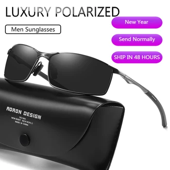 Luxusné Polarizované Slnečné Okuliare Mužov 2020 Hliníkový Rám Muži Okuliare Zrkadlo Okuliare Pánske Slnečné Okuliare Okuliare Pre Mužov
