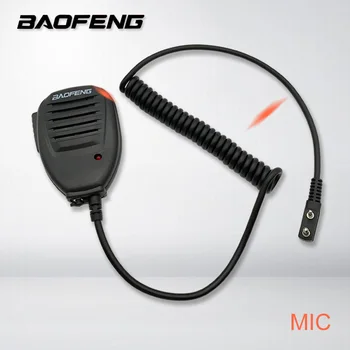 Pôvodné Baofeng Rádio Reproduktor Mikrofón Mikrofón, PTT pre Prenosné obojsmerné Rádiové Walkie Talkie UV-5R UV-5RE UV-5RA Plus UV-6R