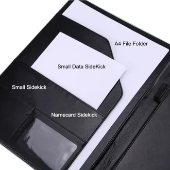 A4 Schránky Zložky Portfólií Multi-function Kožené Organizátori Robustný multi funkcia notebooky papiernictvo darček memo pad