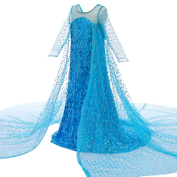 Letné Dievča Šaty Deti Cosplay Šaty Pre Dievčatá Elegantné Prom Oblečenie Detí Šaty Flitrami Custome Vestidos
