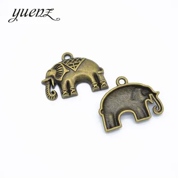 YuenZ 30pcs Slon zobrazili kľúčové tlačidlá pre šperky robiť 26*20 mm D9233