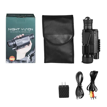 5X40 Digitálne Nočné Videnie Monokulárne s 8G TF karty Lov Nočné Videnie Rozsah videorekordér Nočné Videnie Optika